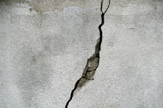 Entrepreneur béton réparation fissure de fondation Gaspé