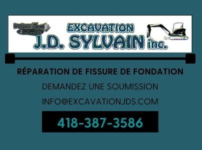 Entrepreneur béton réparation fissure de fondation Thetford Mines