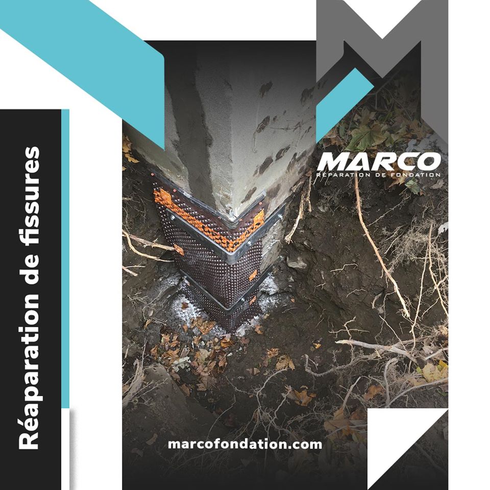 entrepreneur beton reparation fissure fondation vaudreuil dorion droite