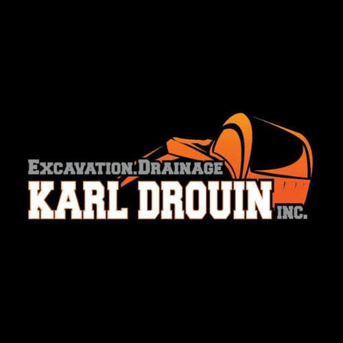 Logo Excavation et Drainage Karl Drouin inc.