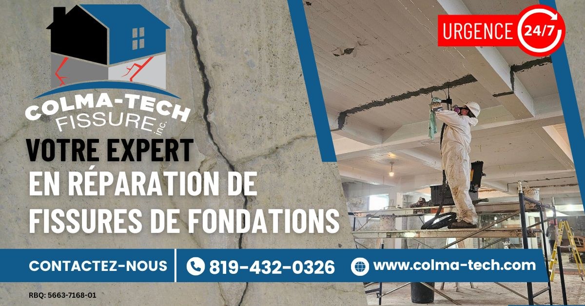 Bannière Colma-tech fissure inc.